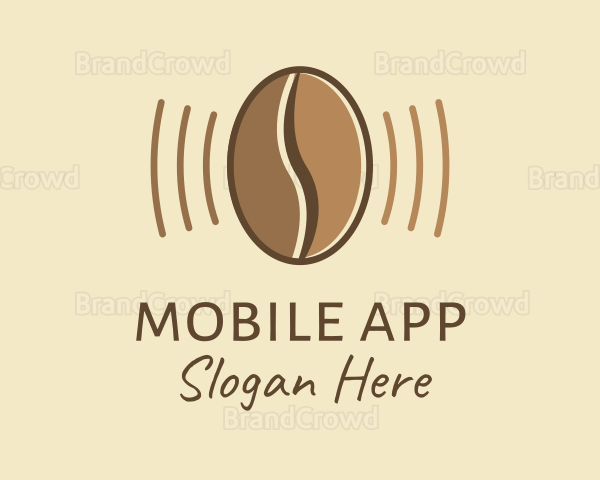 Coffee Bean Vibrate Logo