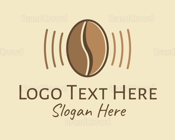 Coffee Bean Vibrate Logo