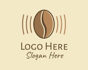 Mocha - Coffee Bean Vibrate logo design