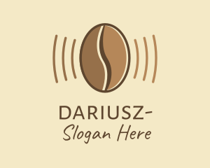 Coffee Farmer - Coffee Bean Vibrate logo design