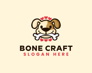 Bone - Puppy Dog Bone logo design