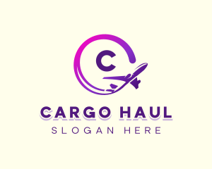 Logistics Airplane Aviation logo design