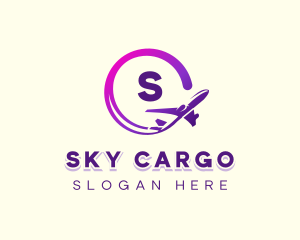 Logistics Airplane Aviation logo design