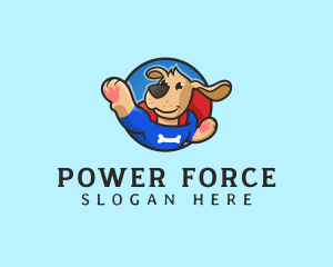 Superhero - Dog Superhero Pet logo design