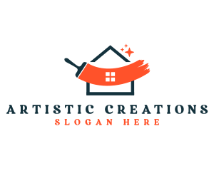 Creative Paint House logo design