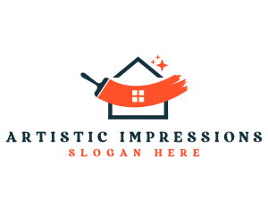 Creative Paint House logo design