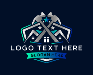 Tool - Hammer Renovation Construction logo design