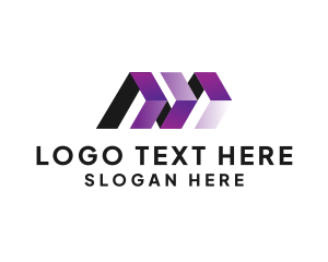 Forwarding - Fast Logistics Ribbon logo design