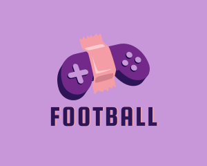 Gaming Console - Controller Bandage logo design