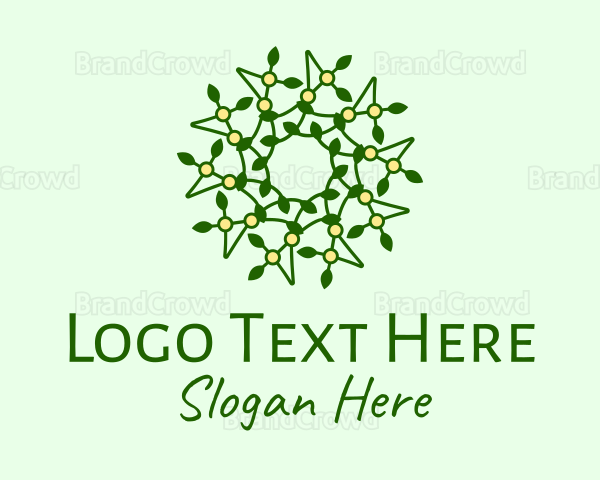 Eco Natural Pattern Logo