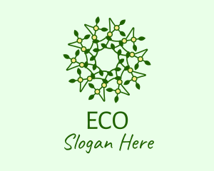 Eco Natural Pattern  logo design