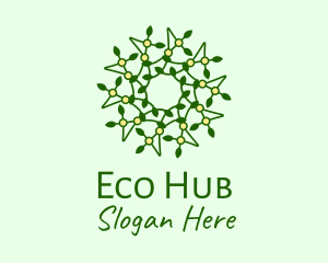 Eco Natural Pattern  logo design