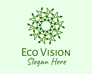 Eco Natural Pattern  logo design