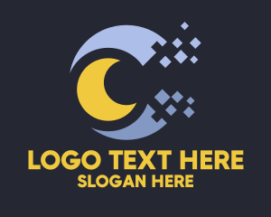 Gadget - Pixel Moon Dust logo design