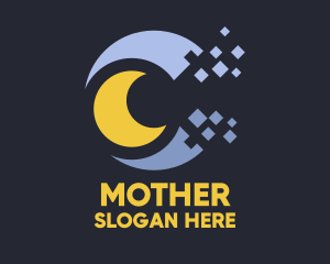 Social Media - Pixel Moon Dust logo design