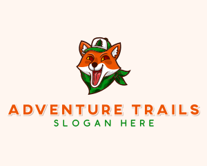 Camping Scout Fox logo design