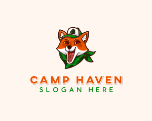 Camping Scout Fox logo design