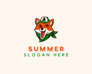 Camping Scout Fox logo design