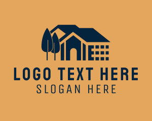 Roofer - Property House Residential logo design