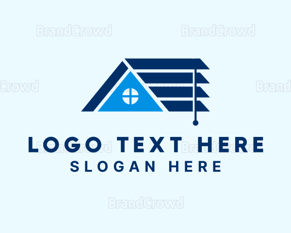 Blue House Window Blinds Logo