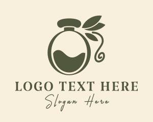 Perfumer - Organic Perfume Bottle logo design