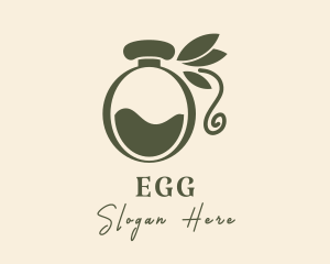 Organic Perfume Bottle Logo