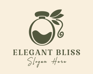 Organic Perfume Bottle Logo