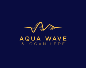 Wave Line Tech logo design