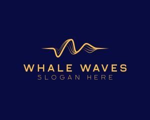 Wave Line Tech logo design