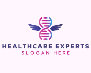 DNA Medical Caduceus logo design