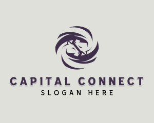 Horse Finance Investment logo design