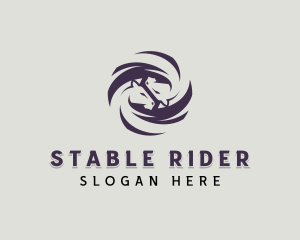 Horse Finance Investment logo design