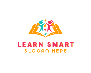 Educational - Educational Kindergarten Book logo design