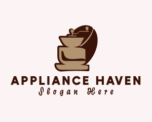 Coffee Grinder Kitchenware logo design