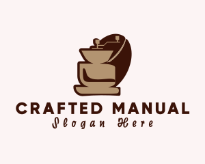 Manual - Coffee Grinder Kitchenware logo design