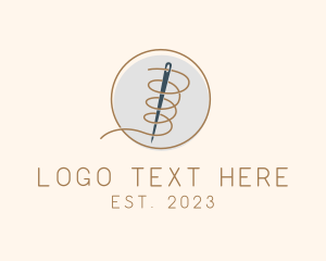 Dress Shop - Tailoring Needle Thread logo design