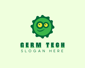 Virus Smiley Monster logo design