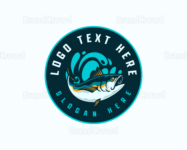 Splash Tuna Fishing Logo | BrandCrowd Logo Maker