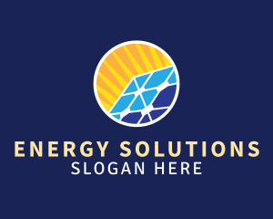 Solar Energy Panel logo design