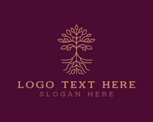 Arborist - Eco Nature Tree logo design