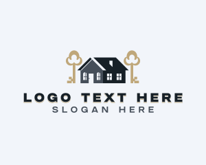 Leasing - Residence Property Leasing logo design