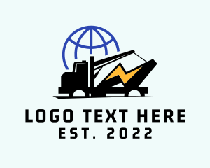 Voltage - Electric Bolt Trucking Company logo design