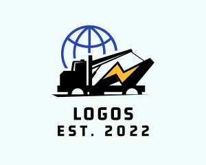 Volt - Electric Bolt Trucking Company logo design