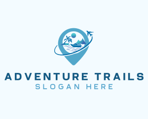 Travel Tourism Cruise logo design