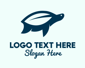 Herb - Turtle Leaf Organic logo design