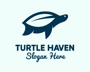 Turtle Leaf Organic logo design