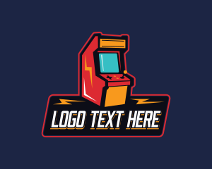 Arcade Machine - Video Game Arcade logo design