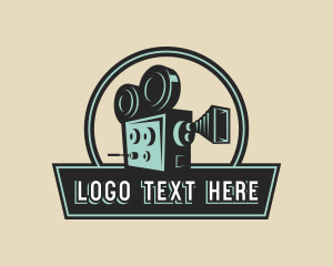 Movie - Cinema Movie Camera logo design