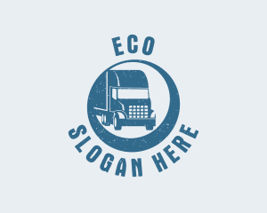 Roadie - Retro Cargo Trucking logo design