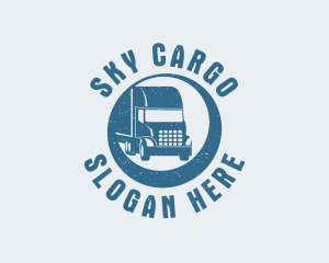 Retro Cargo Trucking logo design